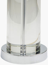 Glamorous 29" Crystal Table Lamp, Natural Clear