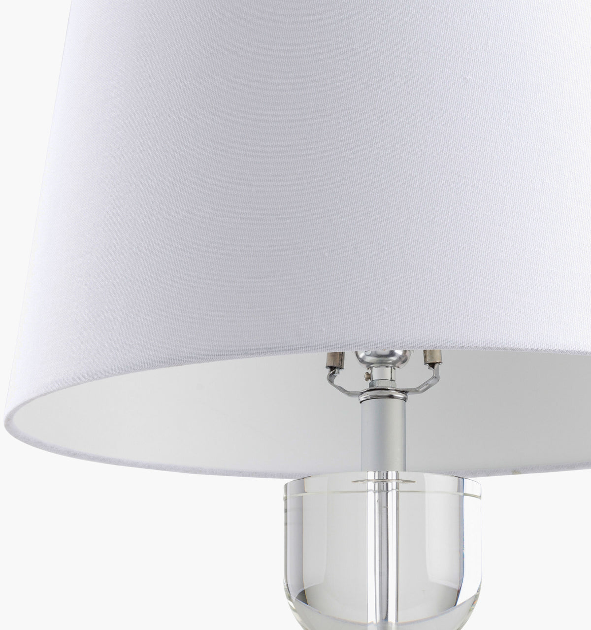 Glamorous 29" Crystal Table Lamp, Natural Clear