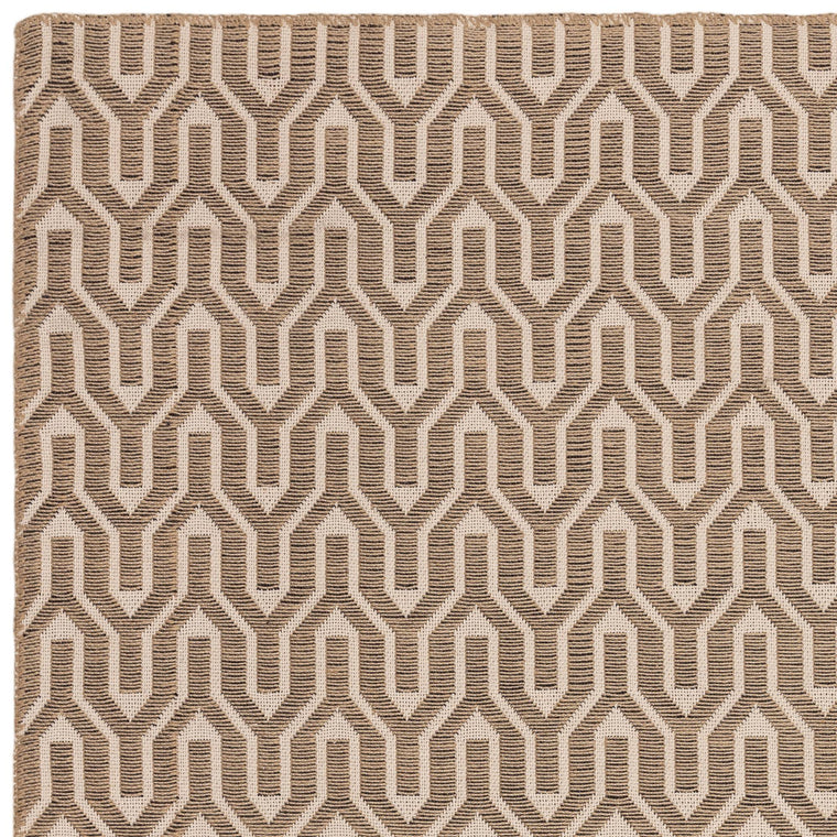 Machine woven in Turkey — Geometric Cotton Living Room Rug — Flatweave, Global