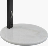 Gumel 60" Rubber Wood Floor Lamp, Painted Black