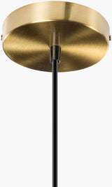 Garrison Brass Pendant Light, Antiqued Metallic Brass