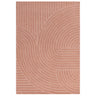 Geometric Wool Living Room Rug — High-Low Pile, Hand Tufted, Hague