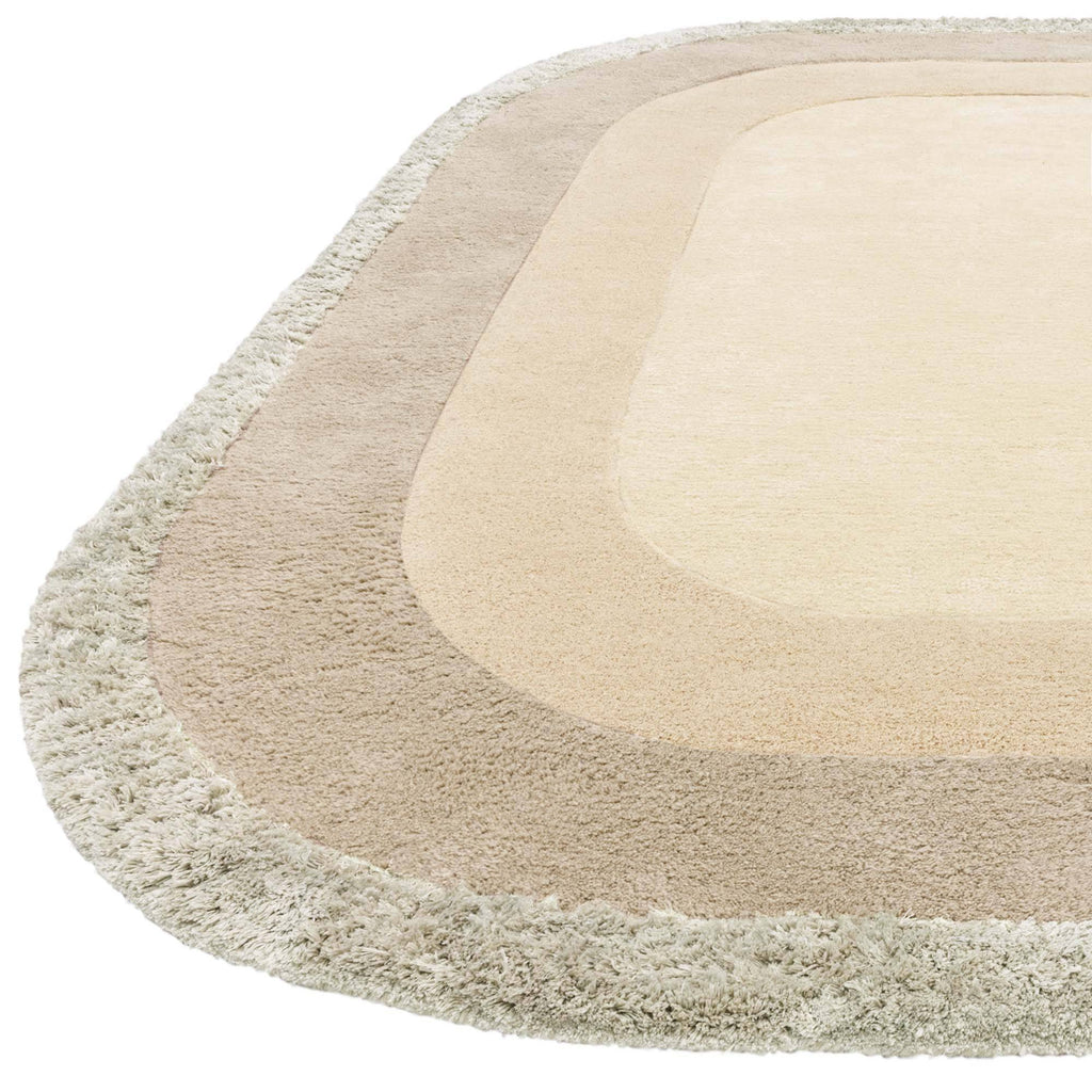 Halo Rug styled in a living room