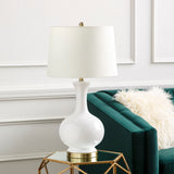 Hepburn 29" Ceramic Table Lamp, Glazed White