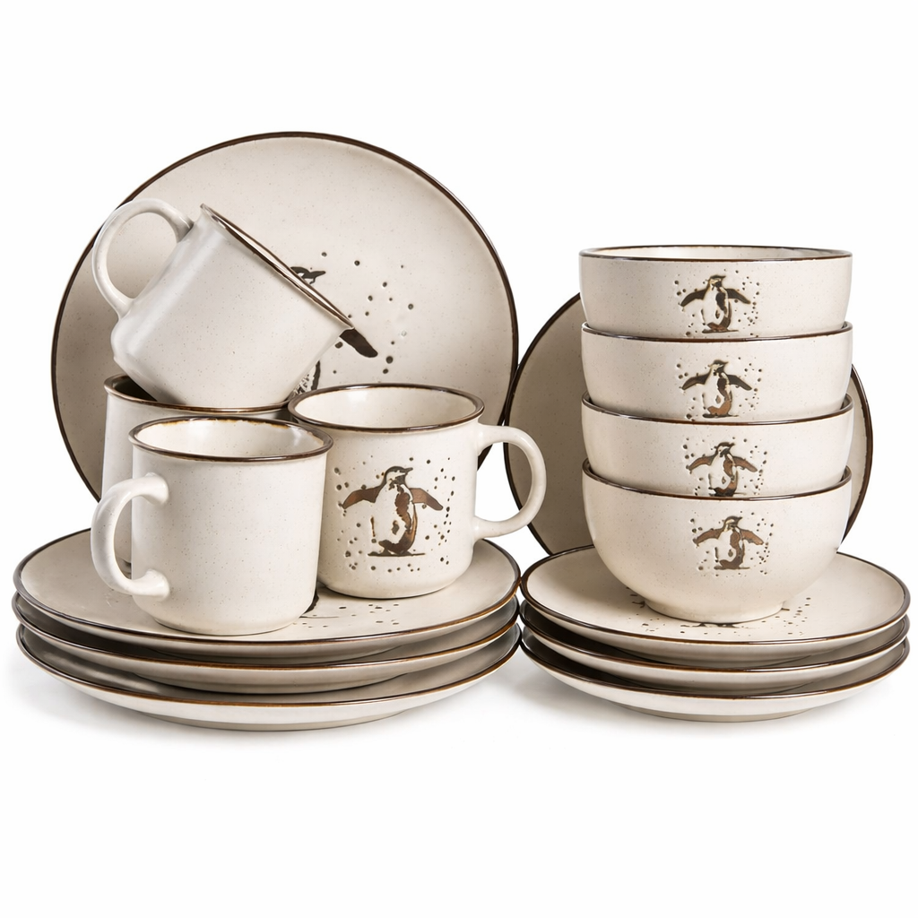 16-Piece Stoneware Dinnerware Set