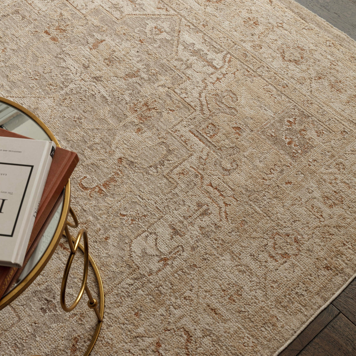 Heriz Rug close-up detail