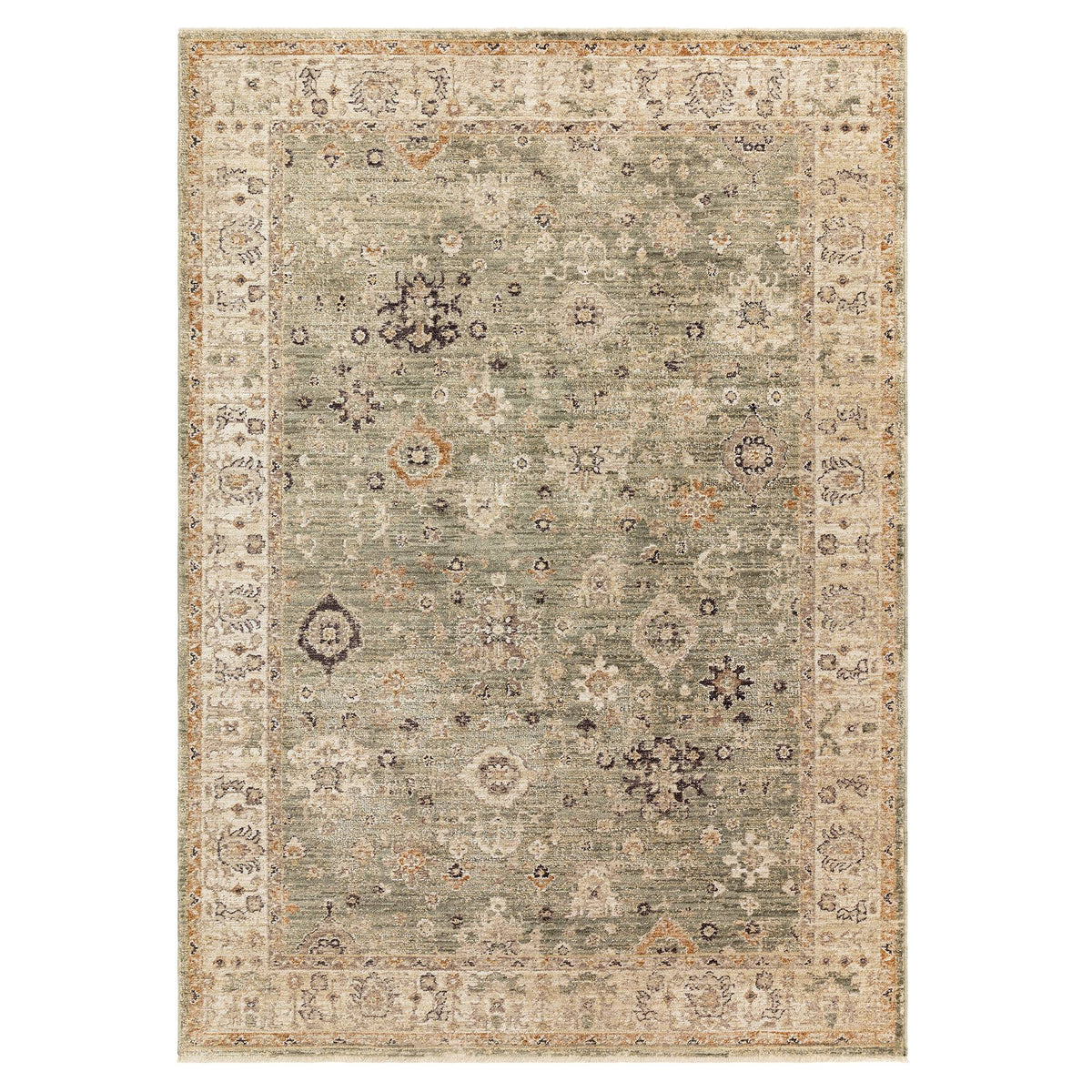Heriz Rug - Ornate Green