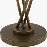 Halora 68" Iron Floor Lamp, Painted Gold