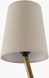 Halora 68" Iron Floor Lamp, Painted Gold