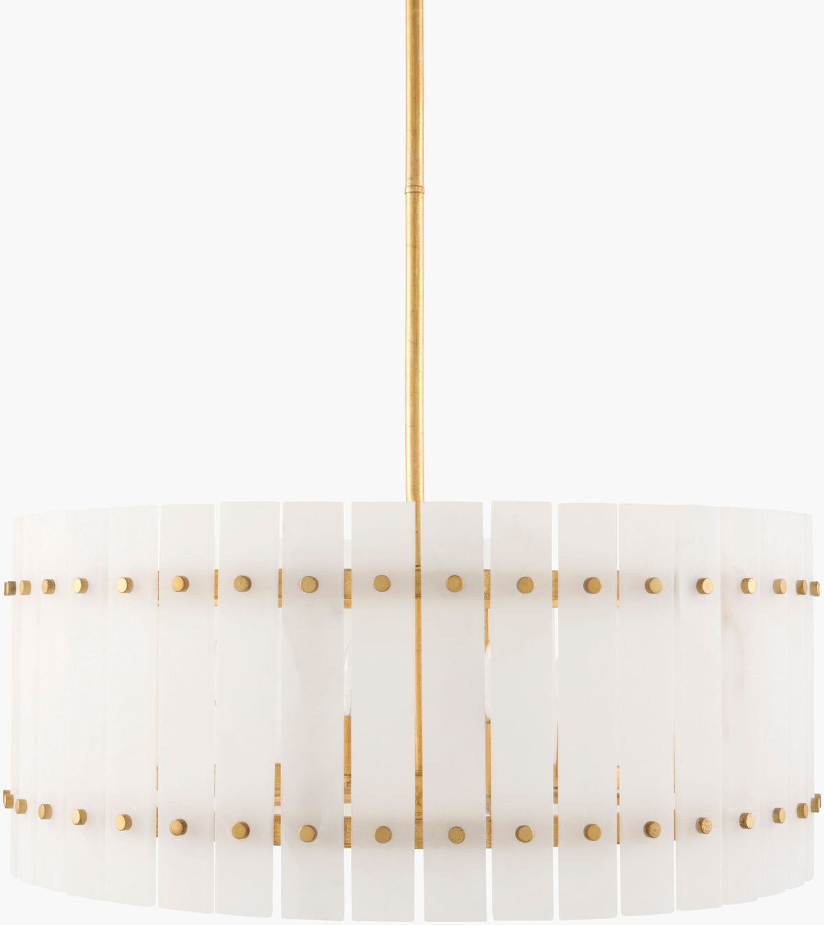Halenza Iron Chandelier, Painted Gold