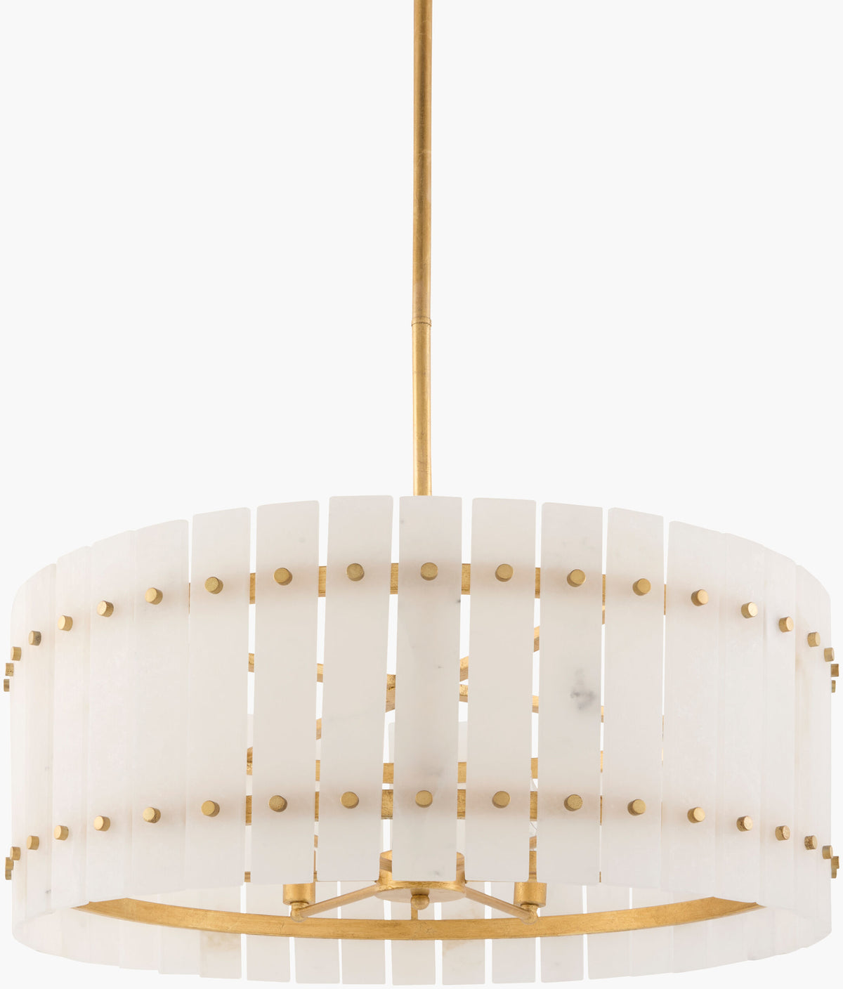 Halenza Iron Chandelier, Painted Gold
