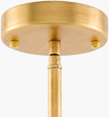 Halenza Iron Chandelier, Painted Gold