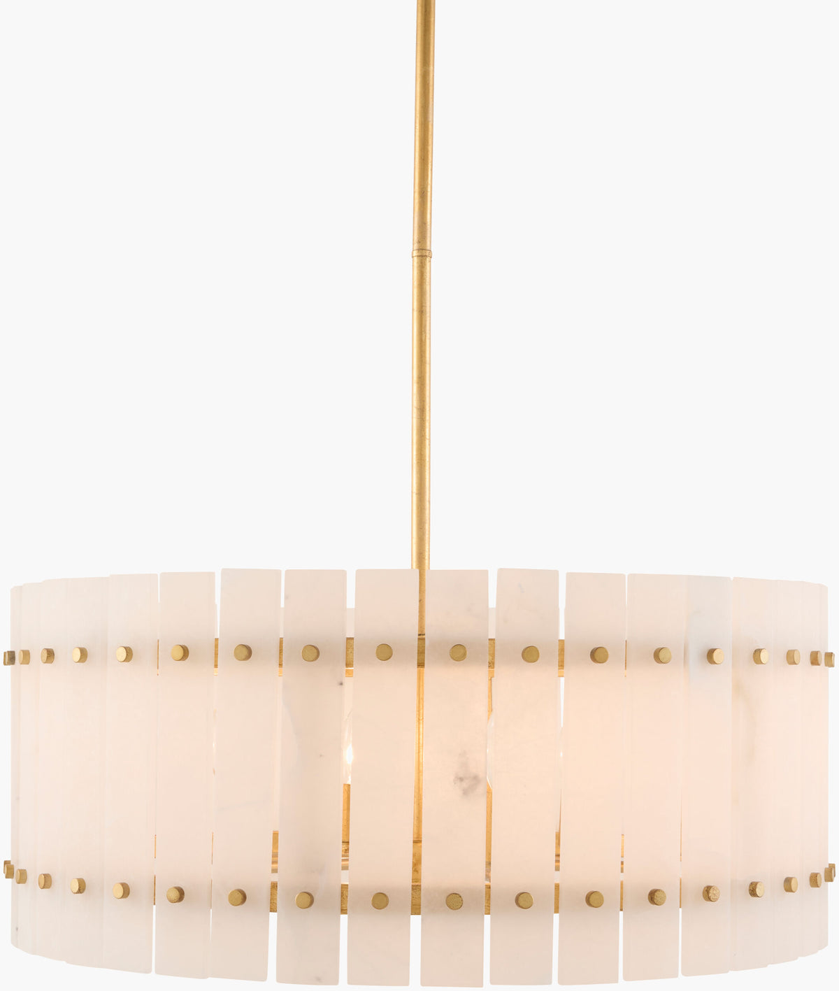 Halenza Iron Chandelier, Painted Gold
