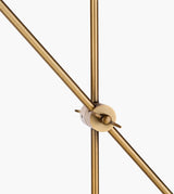 Hannity 24" Steel Table Lamp, Brushed Metallic Brass