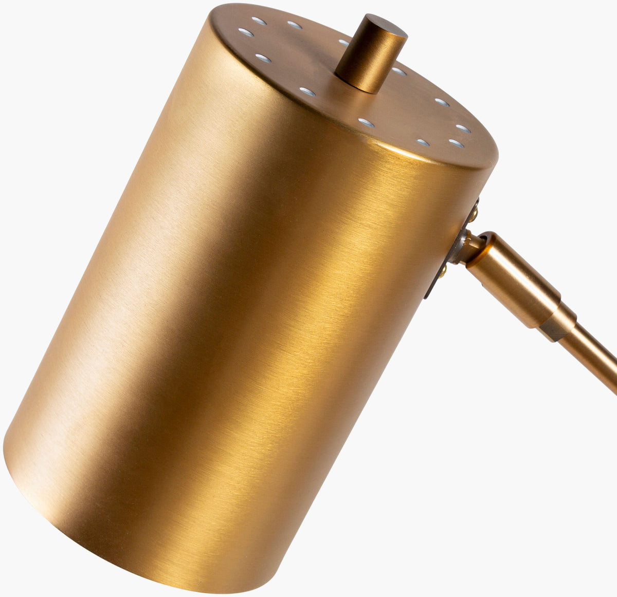 Hannity 24" Steel Table Lamp, Brushed Metallic Brass