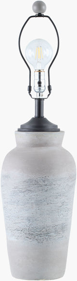 Hierro 32" Paper Table Lamp, Distressed Gray