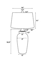 Hierro 32" Paper Table Lamp, Distressed Gray