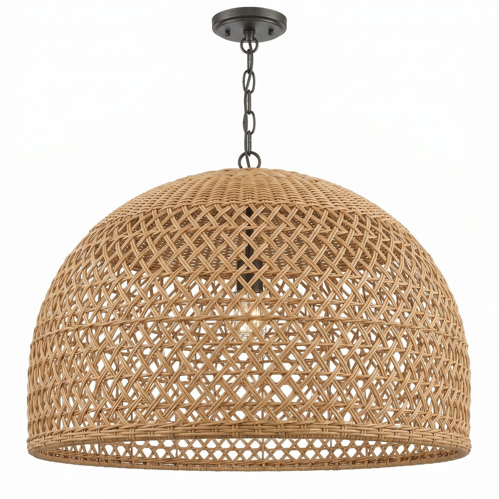 Rattan Outdoor Pendant - Product Image