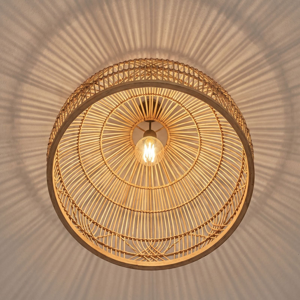 Rattan Outdoor Pendant - Alternate Angle