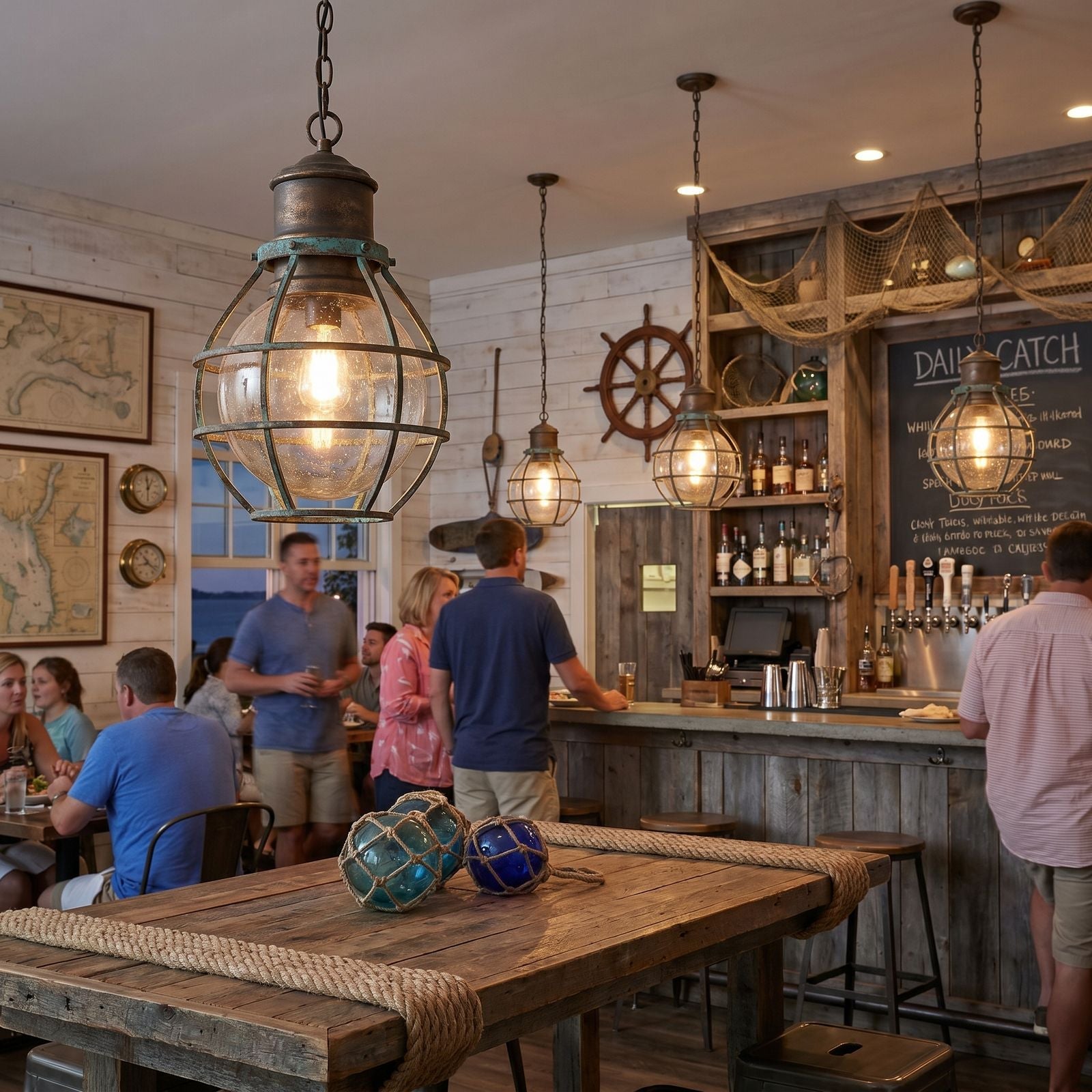 Nautical Outdoor Pendant - Context