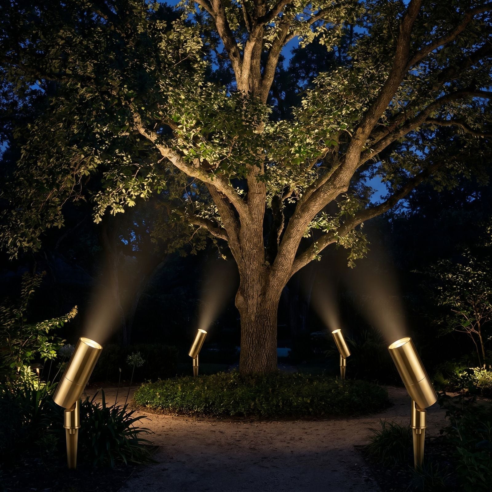 Architectural Outdoor Spotlights - Lifestyle
