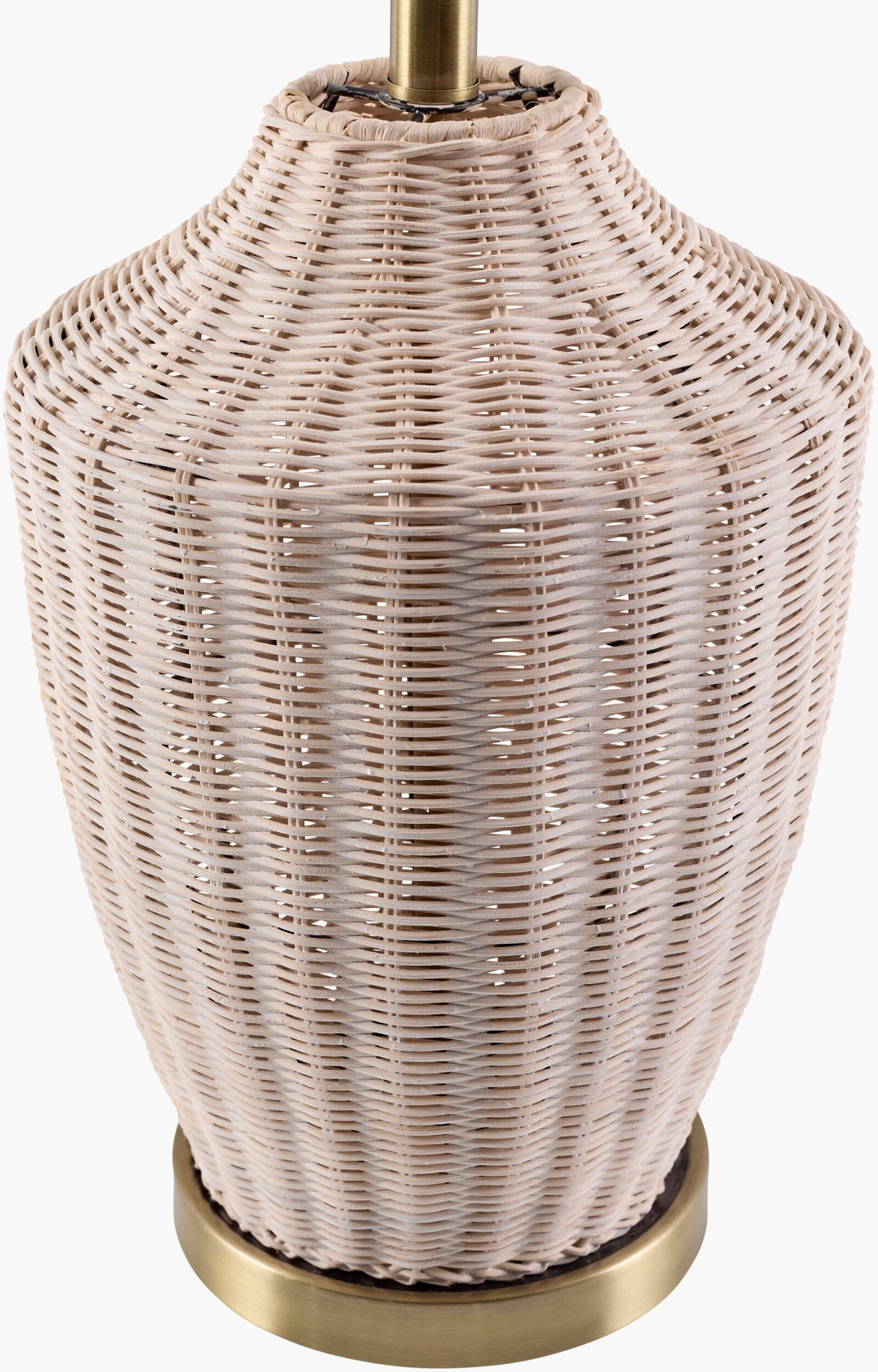 Isola 28" Rattan Table Lamp, Natural Wheat