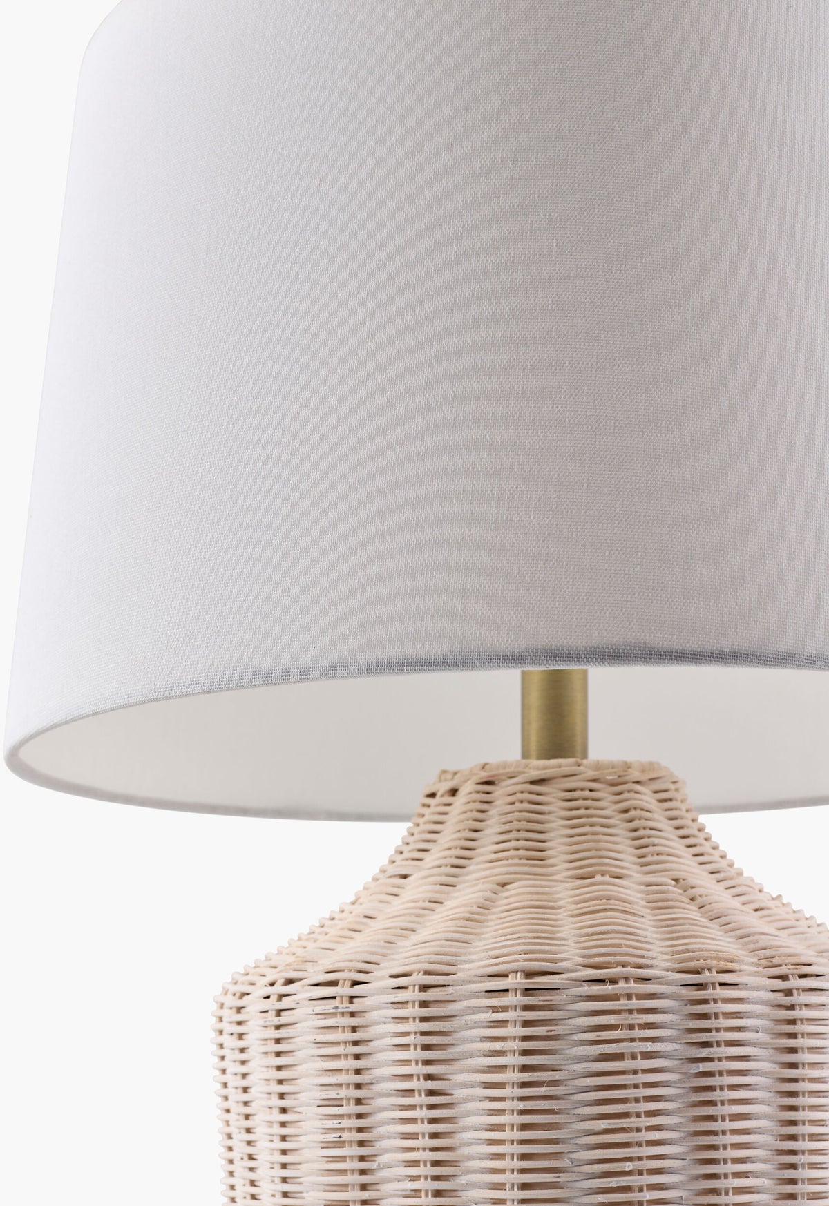 Isola 28" Rattan Table Lamp, Natural Wheat
