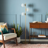 Jacoby 64" Iron Floor Lamp, Painted Gold