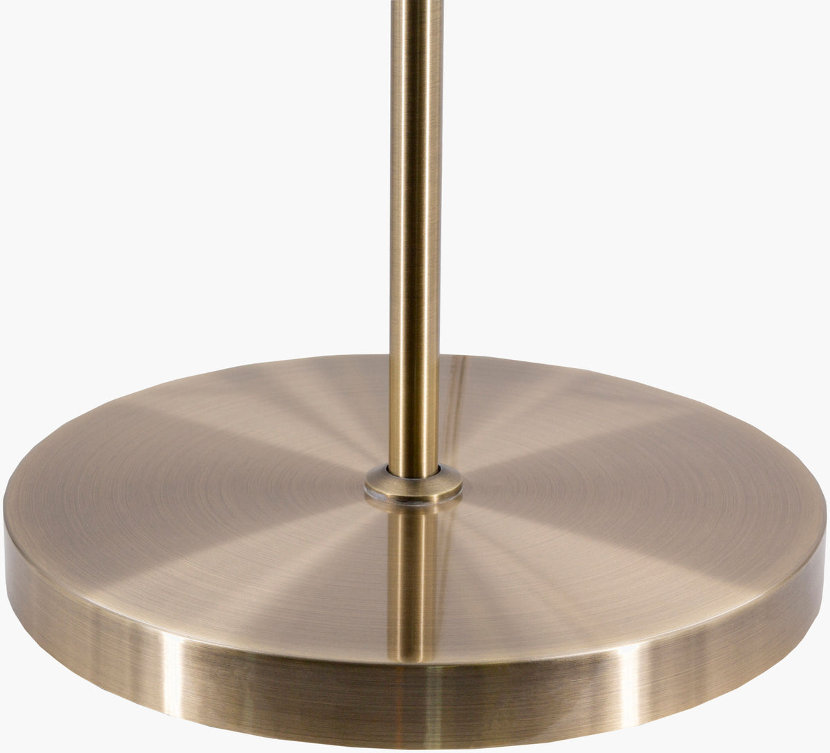 Jace 64" Iron Floor Lamp, Antiqued Metallic Brass