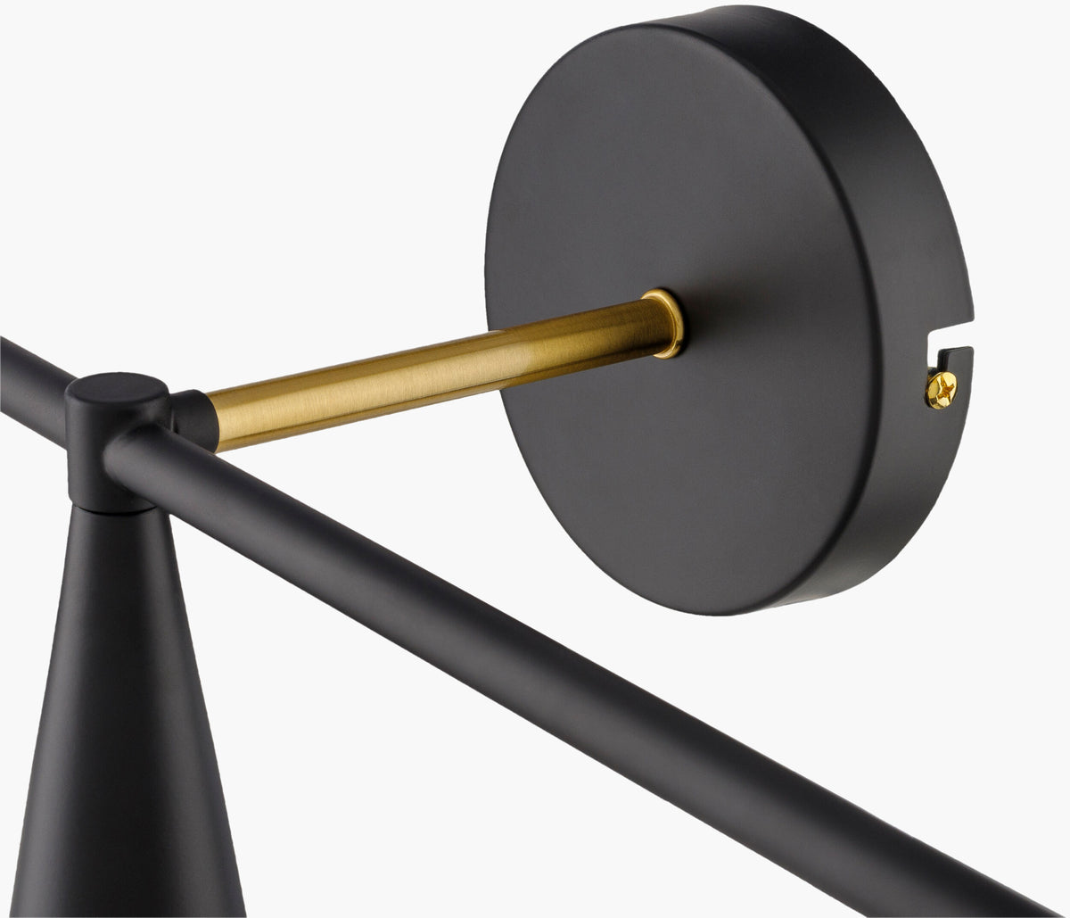 Judson 9" Iron Wall Sconce, Painted Black