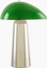 Julep 20" Iron Table Lamp, Plated Metallic Nickel