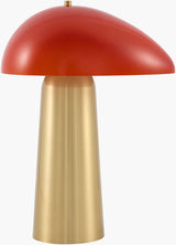 Julep 20" Iron Table Lamp, Plated Metallic Brass