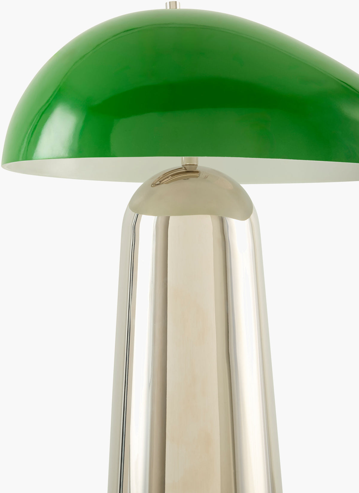 Julep 20" Iron Table Lamp, Plated Metallic Nickel