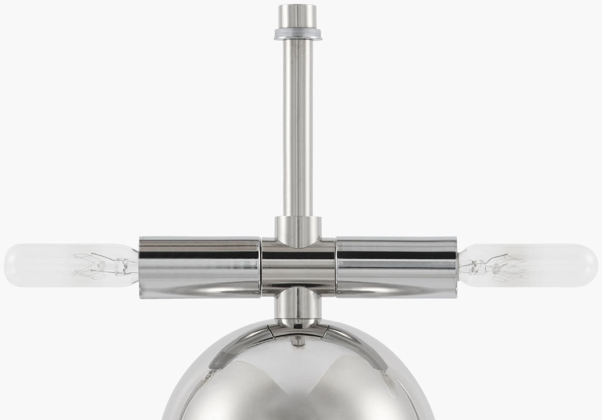 Julep 20" Iron Table Lamp, Plated Metallic Nickel (JLEP-002)