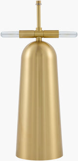 Julep 20" Iron Table Lamp, Plated Metallic Brass