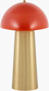 Julep 20" Iron Table Lamp, Plated Metallic Brass