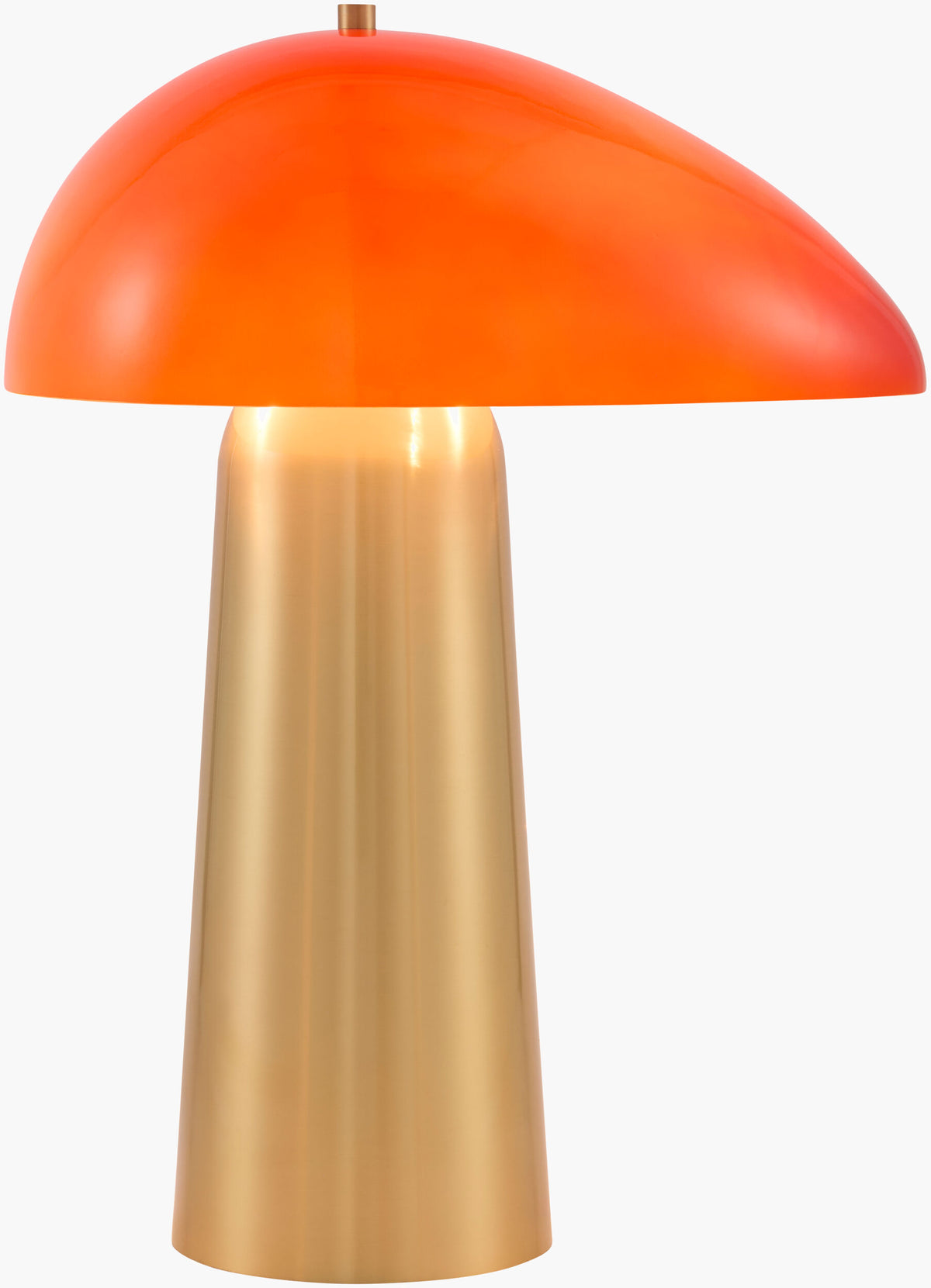 Julep 20" Iron Table Lamp, Plated Metallic Brass