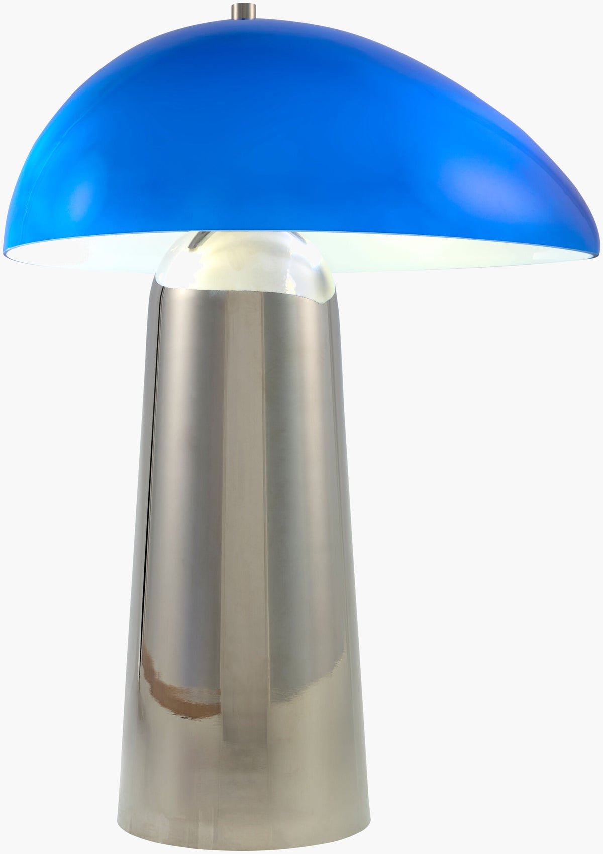 Julep 20" Iron Table Lamp, Plated Metallic Nickel (JLEP-007)