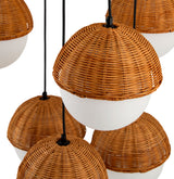 Janze Iron Chandelier, Painted Gold