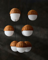 Janze Iron Chandelier, Painted Gold