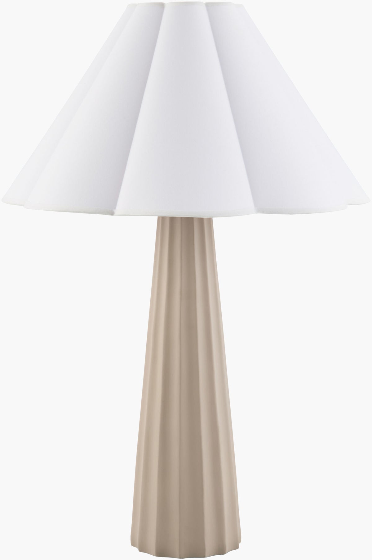 Joane 29" Concrete Table Lamp, Hand Painted Gray