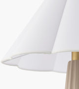 Joane 29" Concrete Table Lamp, Hand Painted Gray