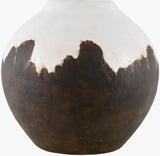 Jirapa 26" Ceramic Table Lamp, Glazed Brown