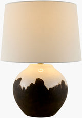 Jirapa 26" Ceramic Table Lamp, Glazed Brown