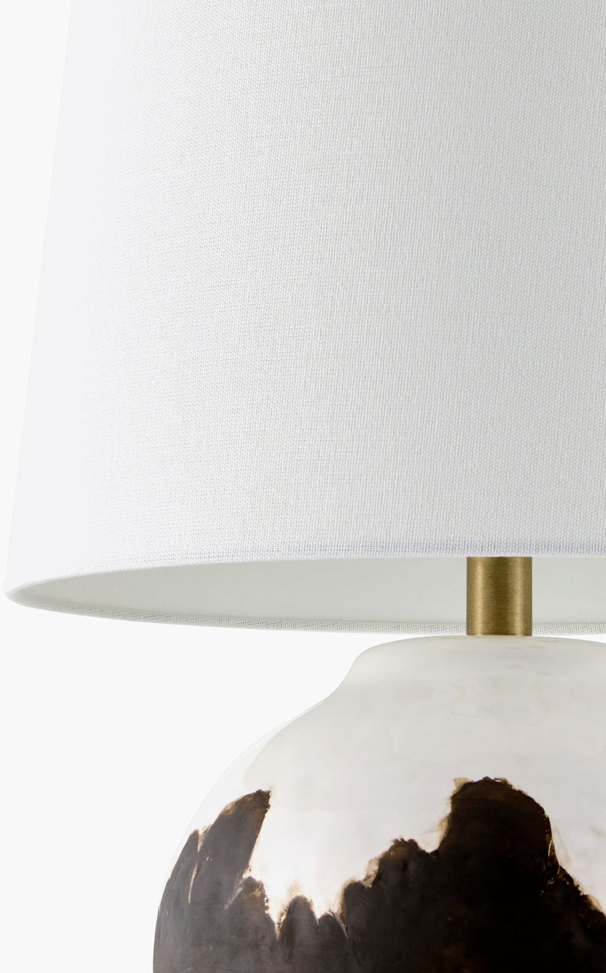 Jirapa 26" Ceramic Table Lamp, Glazed Brown