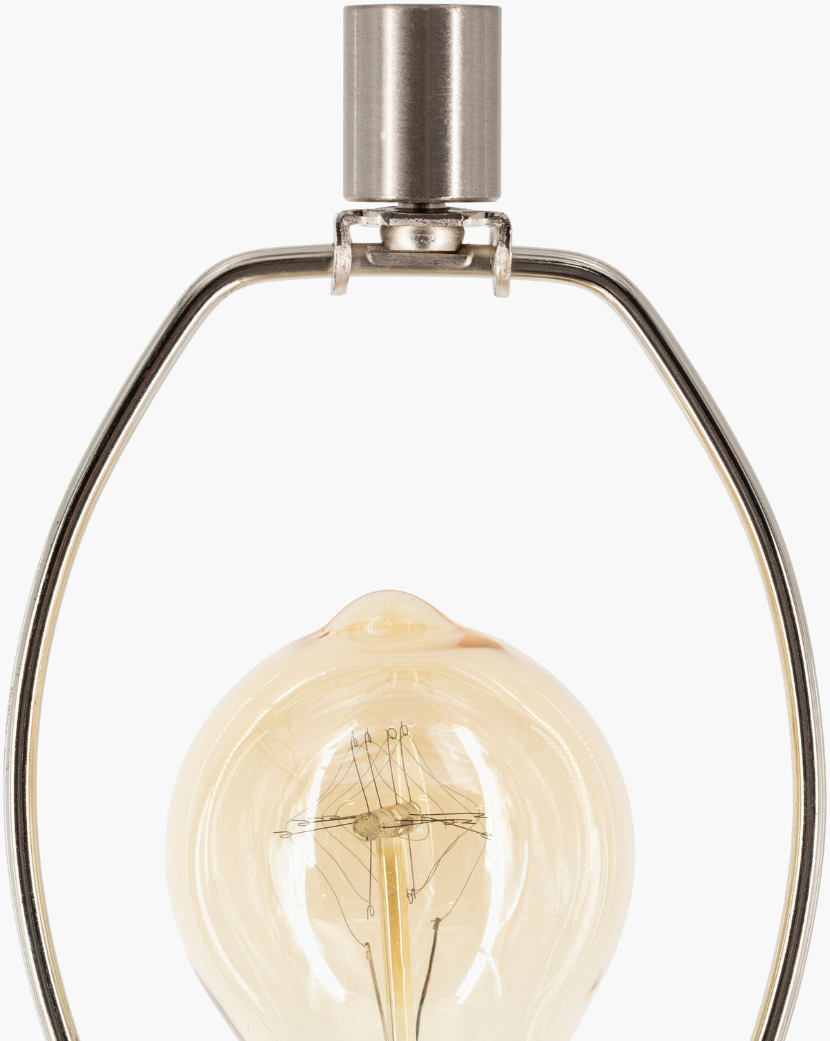 Julissa 28" Glass Table Lamp, Painted Navy, White