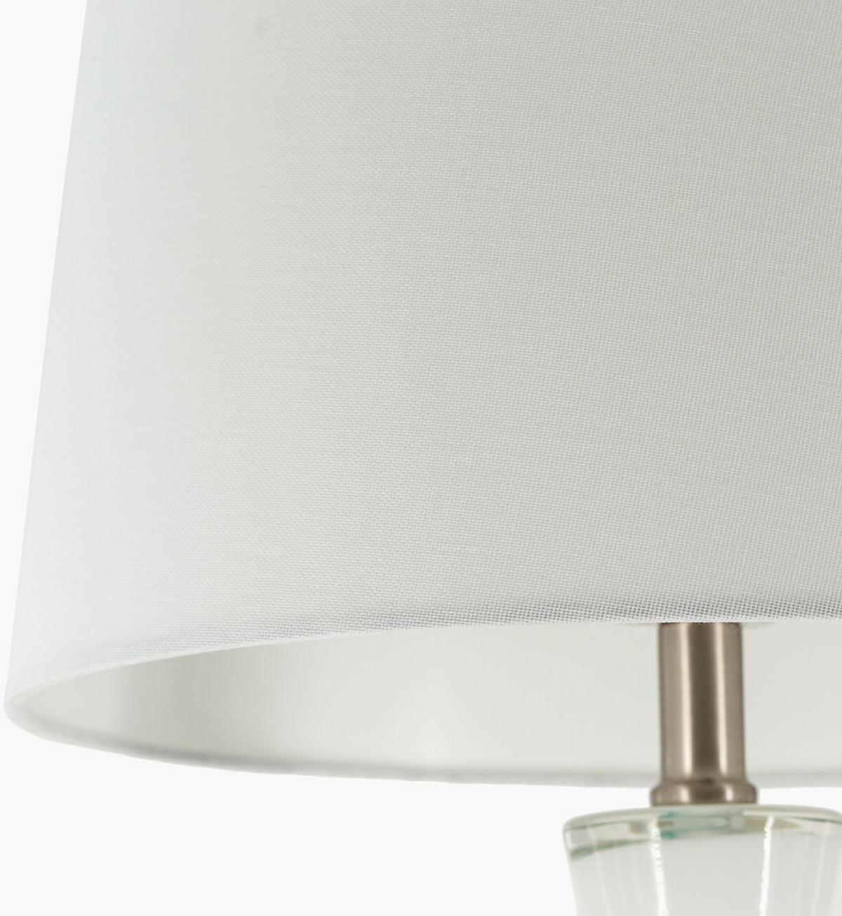 Julissa 28" Glass Table Lamp, Painted Navy, White