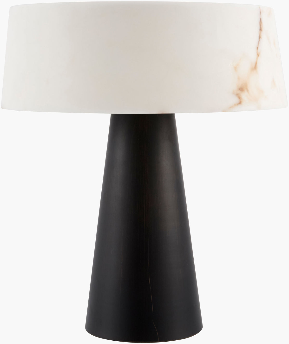 Jesmond 16" Steel Table Lamp, Painted Black