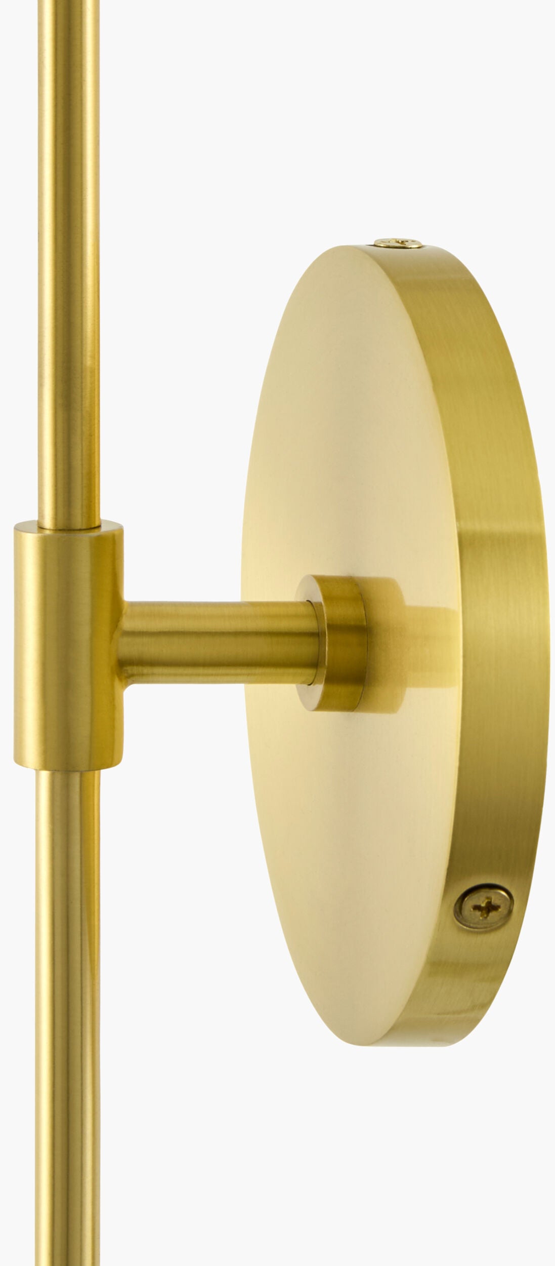 Jovara 19" Iron Wall Sconce, Electroplated Metallic Brass