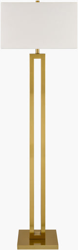 Kirrama 63" Iron Floor Lamp, Metallic Metallic Brass